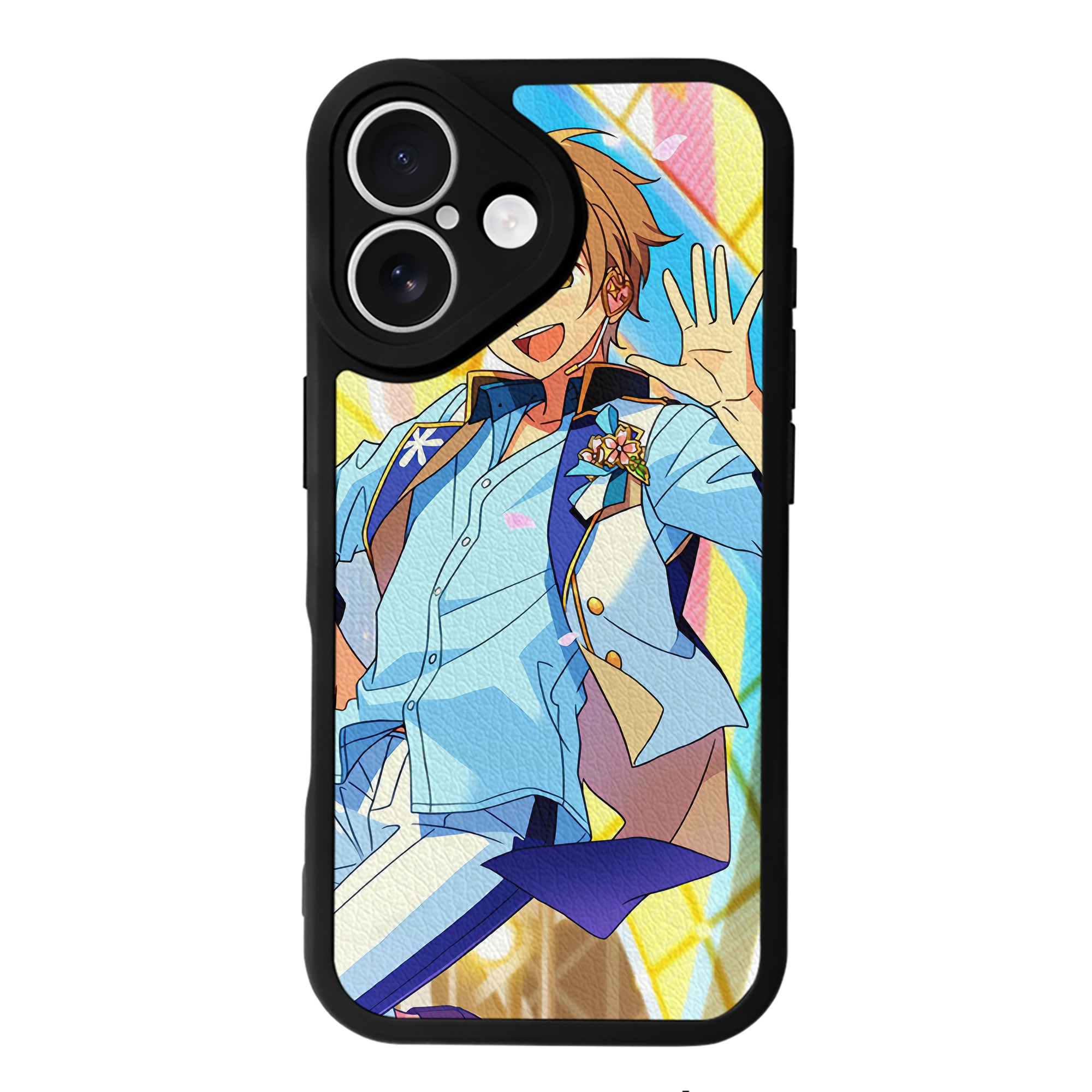 （画像用） あんさんぶるスターズ! Ensemble Stars 【iPhone 16シリーズ対応】シリコンスマホケース（レザー調） 材質：シリコン